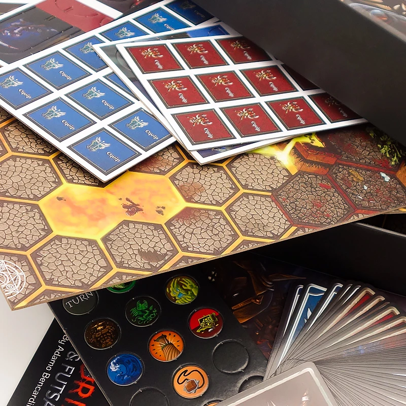 Custom Design Luxury War Board Games Set With Token And Cards Game