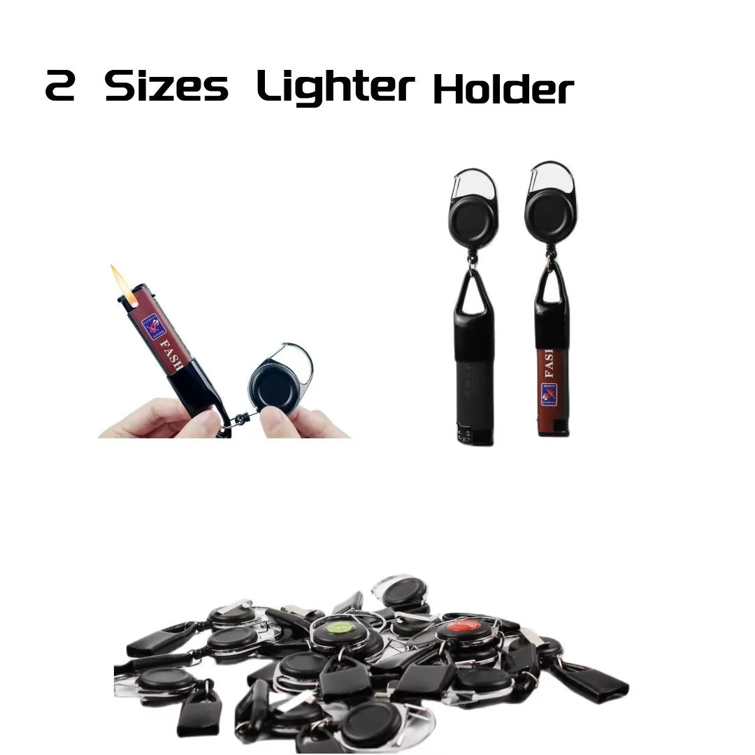 Bestom  Custom Retractable Keychain Badge Reel Lighter LEash Clipper Pen Holder  with Belt Clip for Outdoor Activiry Accessories