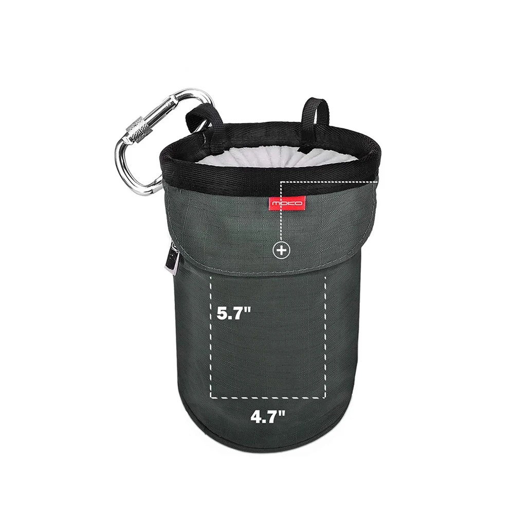 Good price non-slip stone powder bag rock climbing waist hanging magnesium powder bag