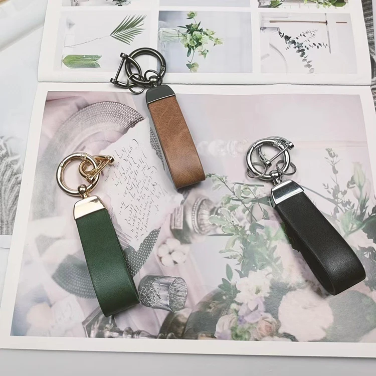 customise keychain zinc alloy diy pendant leather keychain photo leather belt metal shoes bag accessories buckle