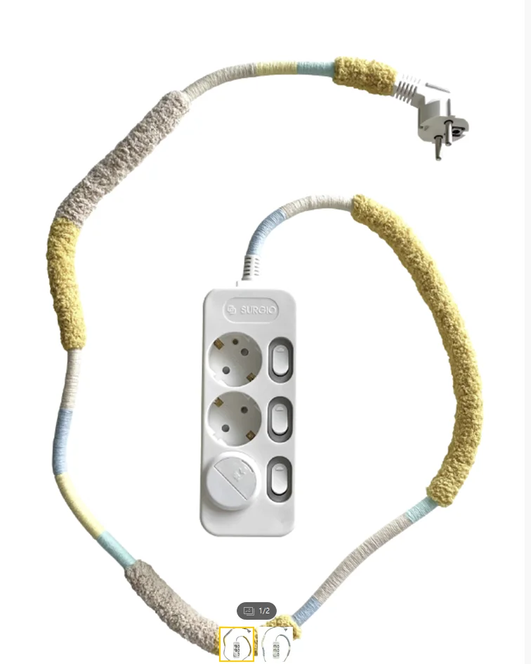 Triple Group Socket with Cable 3 Meters Grounded Child Protection 3G1 mm2 Copper Wire German Type High Quality