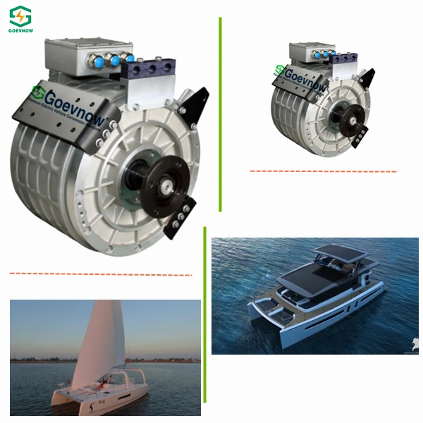 Goevnow 1700Nm 3000rpm waterproof direct drive inboard motor engine with inverter for yacht vessel ship