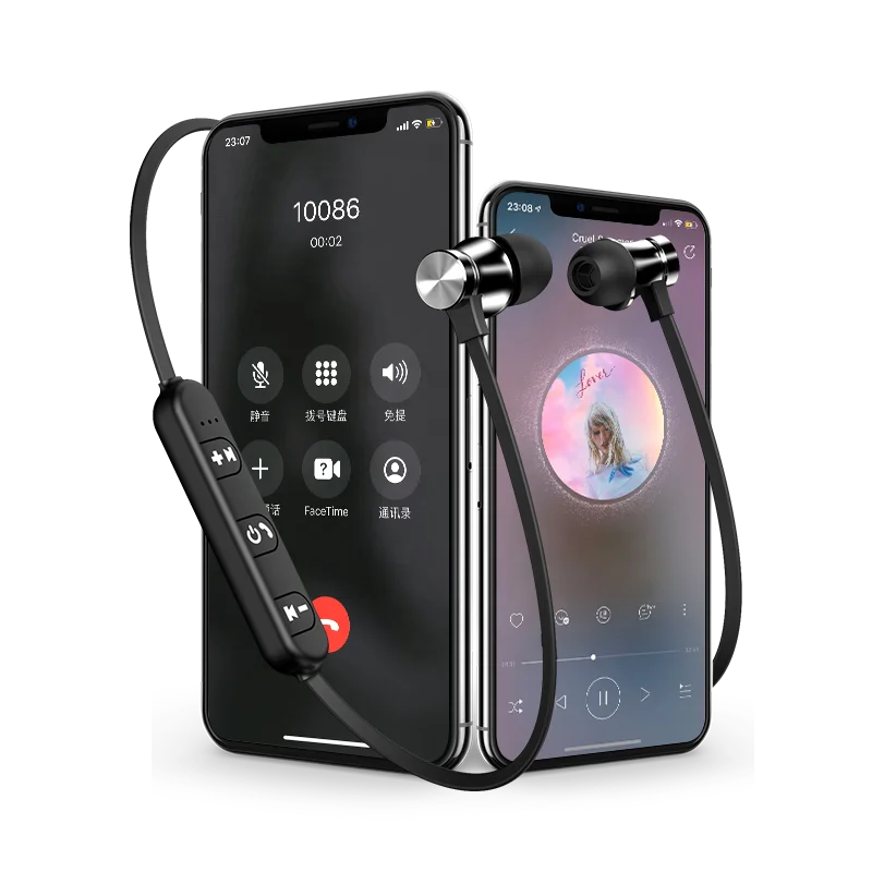 High quality TWS  headphones with microphone, XT11  sports magnetic wireless earphone