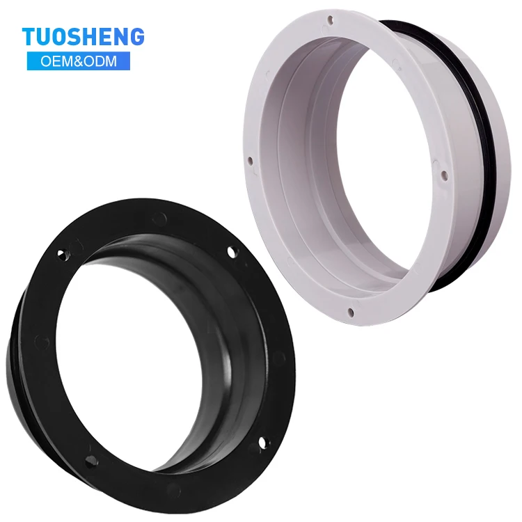 Lowest Price Decorative Air Vent Cover Diffuser Sealing Ring Round ABS Plastic Cover Flang