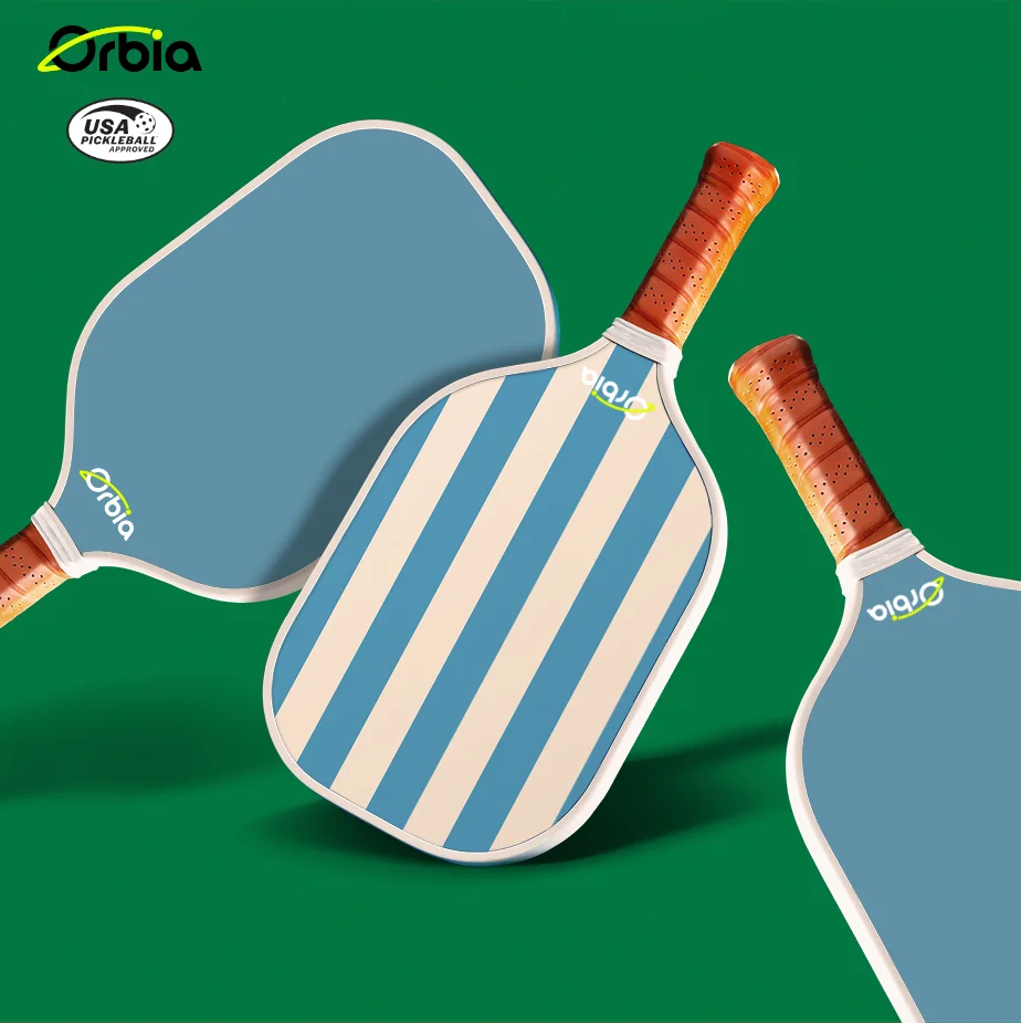 Orbia Sports Pickleball OEM ODM PP Honeycomb Core Custom Color Overgrip Toray T700 Raw Carbon Fiber Pickleball Paddle