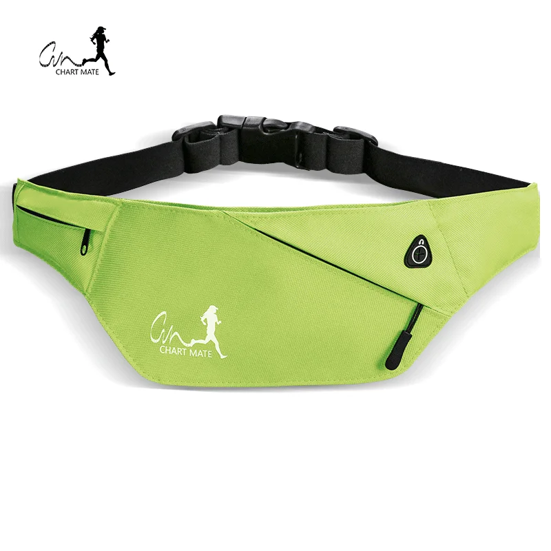 Hot Sale Custom Logo Waterproof Sports Waist Pack Pouch With Water Bottle Holder Neoprene Waist Bag Pouch Belt Bum Bag