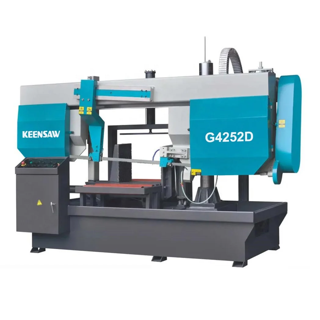 Horizontal band saw machine H beam channel and pipe profiles cutting machine specially for steel structure industry