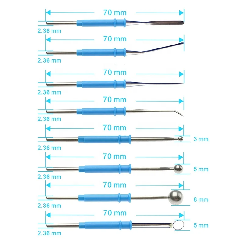 disposable Sterile electrode monopolar electrosurgery electrosurgical tip