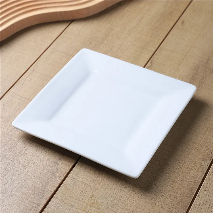 Hot sale high quality party weeding used white ceramic dinnerware plate set porcelain charger plates