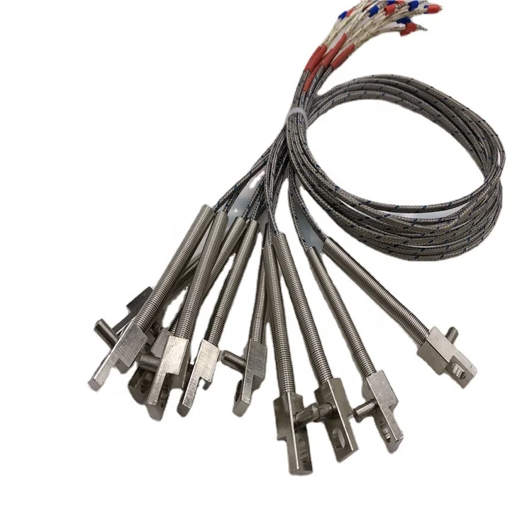 TC K type thermocouple temperature sensor with L shape probe and mini diameter 4mm