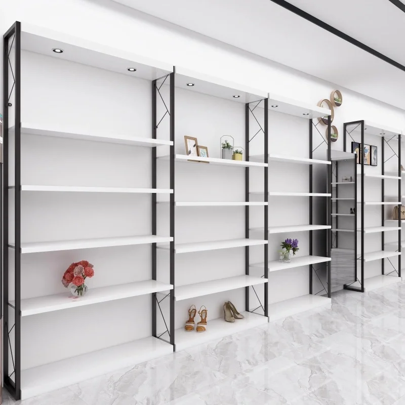 Simple Modern Shoe Rack Cabinet Storage Custom Retail Heavy Duty Shoe Racks for Shoe Store