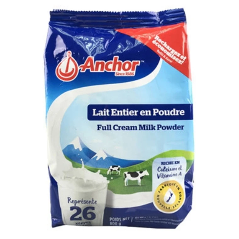 Сухое мгновенное молоко Anchor Blue, 800 г, саше, Новая Зеландия, пакет для хранения, крем для всего здоровья, кальциевое молоко