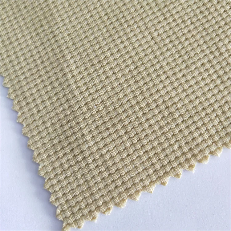 100% Polyester Sweatshirt Cloth Cross Mini Jacquard Crepe Knitting Printed Microfiber Waffle Fabric