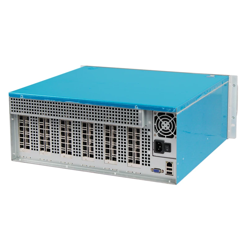 Computer server case 6 GPU system with B85 Motherboard Frame with 1840 CPU