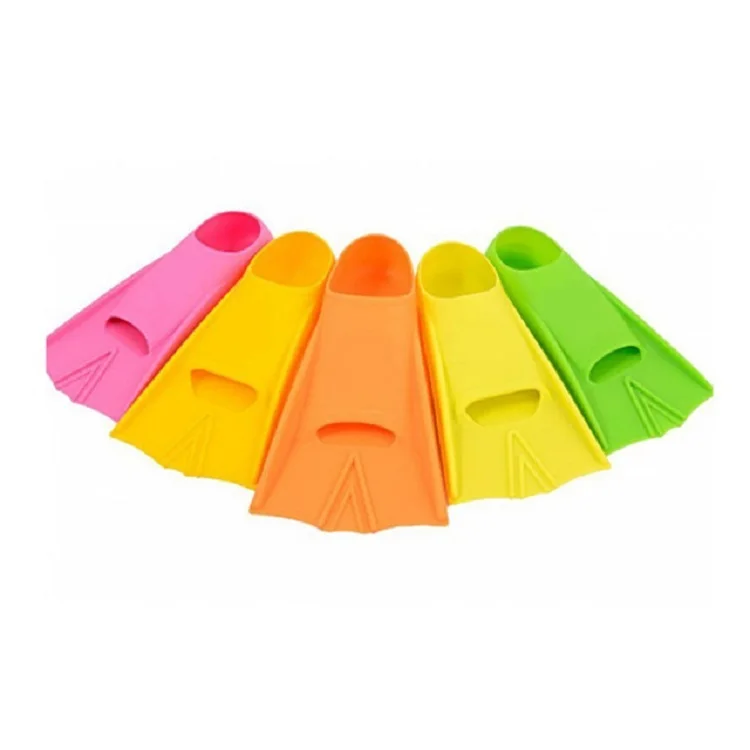  silicone swim mono fins diving detachable