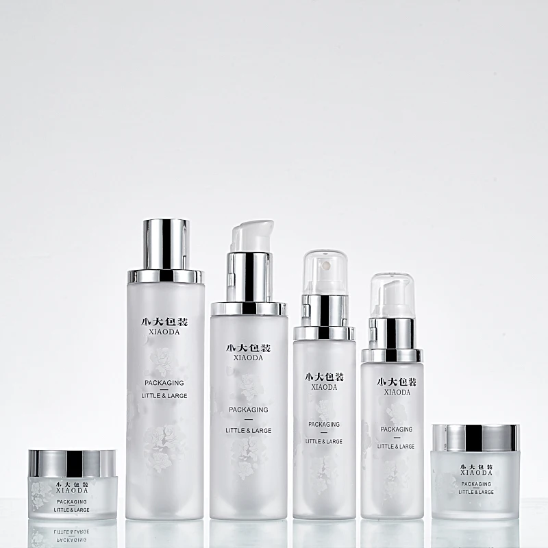 30ml 50ml 100ml 120ml Double wall Plastic PET bottle luxury Cosmetic Packaging Face Cream Container And Cosmetic