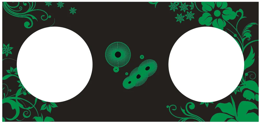 
Modern kitchen hot sale customizable color printing glass table top cooking gas stove 