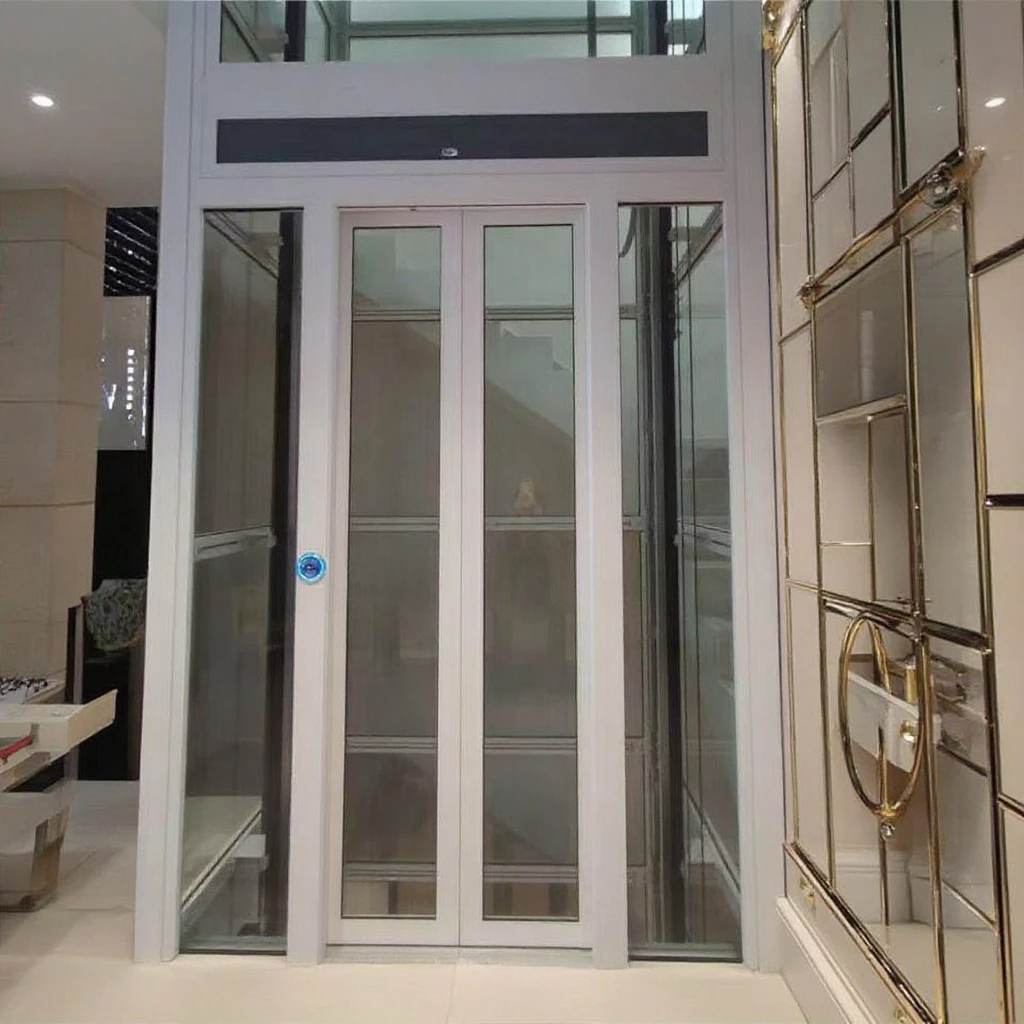 Fuji Platform Lifts for House Trailer Boom Transfer Chair Pintu Doble Pneumatic Home Lifter Hydraulic Car Lift