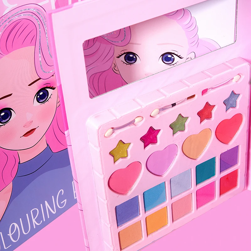 Non Toxic Girls Beauty Pretend Play Toys Ice Cream Organic Lovely Fruity Natural Kids Glitter Play Cosmetic Set