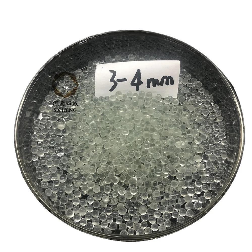 Round transparent glass beads 3-5mm for grinding media