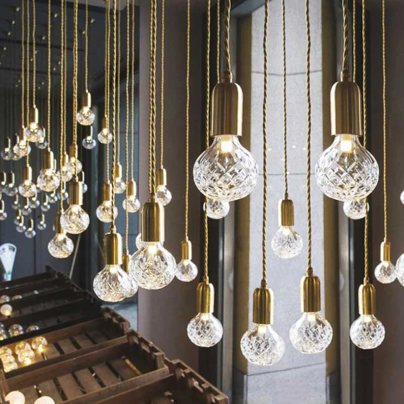 Wholesale kitchen gold pendant light home lamp hotel chandelier light