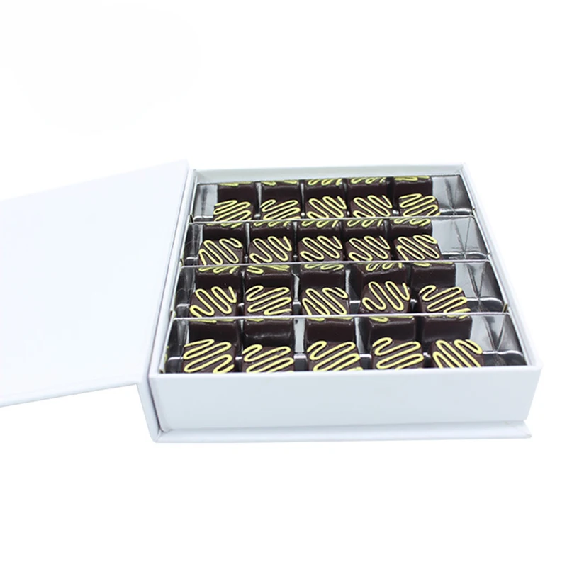 Retail Custom Logo Print White Folding Paper Box Magnetic Empty Chocolate Gift Paper Box