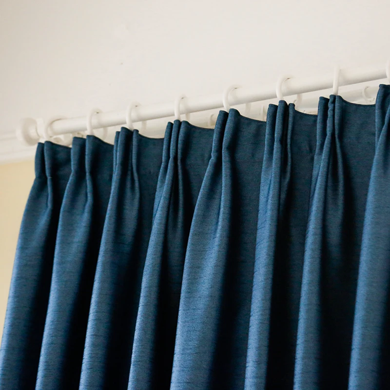 Innermor Luxury Drapes Blackout Curtains For Living room rideaux Embossed Cloth Silk Feeling Window Curtains for Bedroom