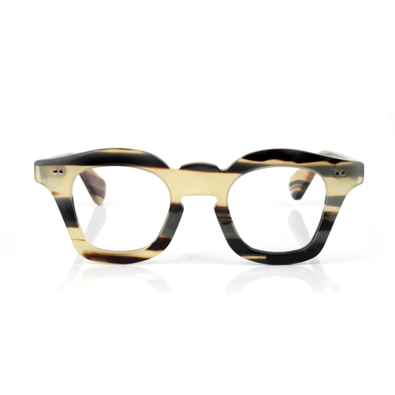 Fashion Buffalo Horn italy design blue light glasses horn Eyewear