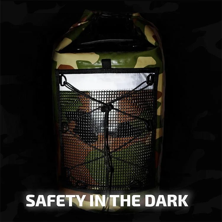 Factory custom logo 10L/20L/30Ldry bag Waterproof Bag Backpack for Travelling Fishing Cycling Kayaking Swimming Boating Beach