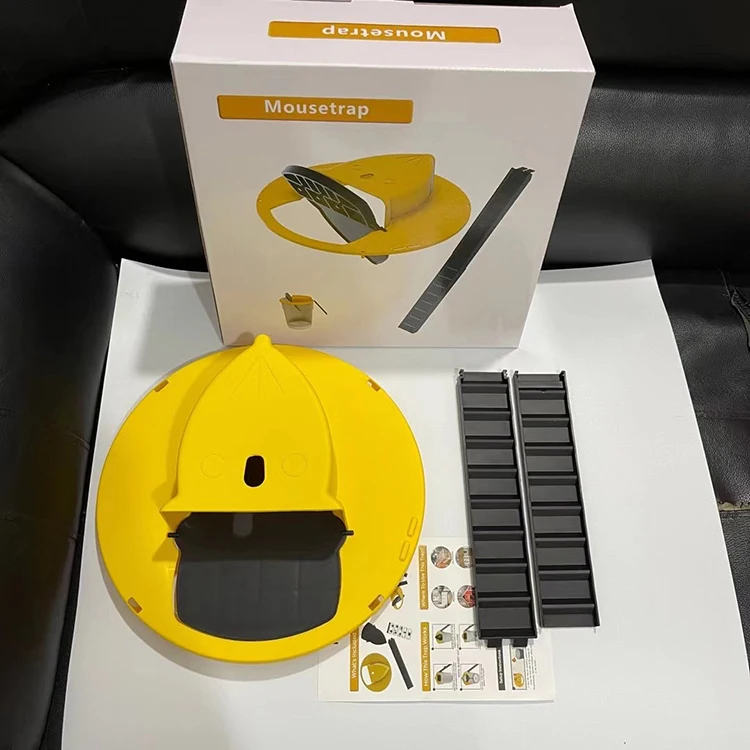 New Product Mice Trap Humane Auto Reset Mousetrap Flipped n Slide Bucket Lid Mouse Rat for Indoor