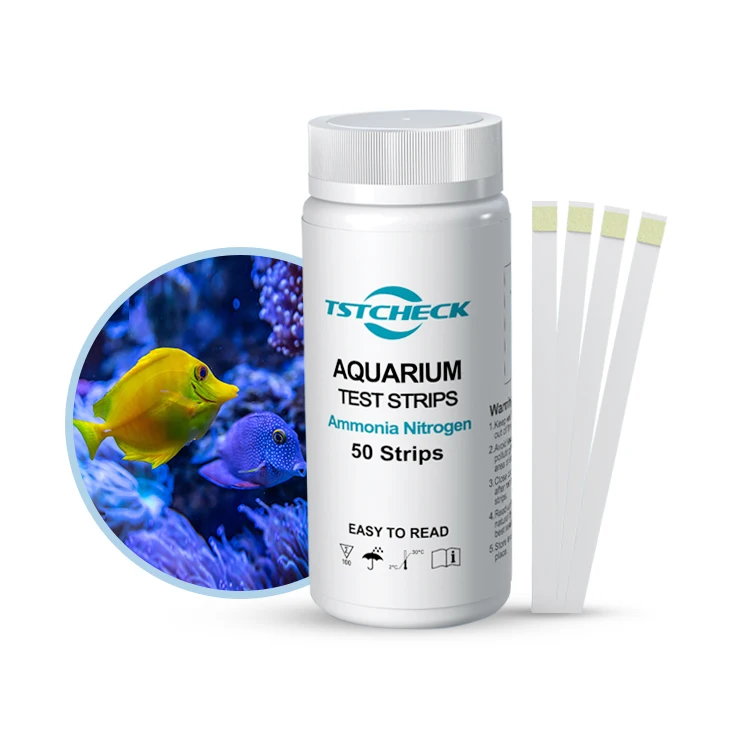 Amazons Online Friendly to Fish Keepers High Quality Ammonia Nitrogen Water Test Strip Kit Aquarium Accessories