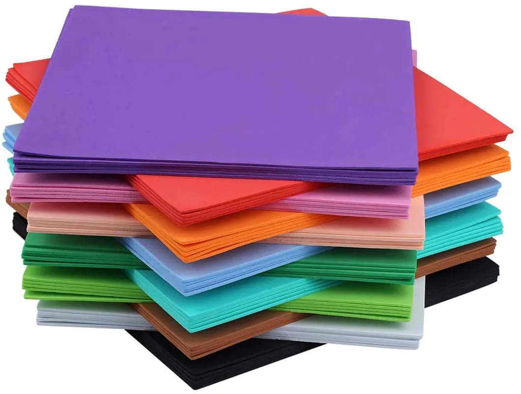 
Color EVA Foam Sheet A4 33X49CM 50*70CM 1mm 2mm 3mm 4mm 5mm 6mm 7mm 8mm 9mm 10mm Thick 
