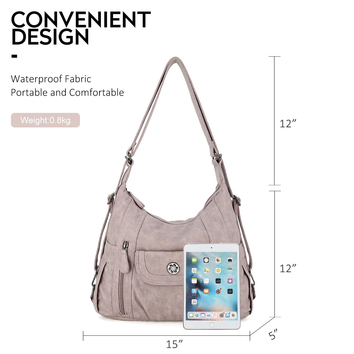 Angel Kiss Wholesale Large-capacity Woman Shoulder Lavender Gentle Model Highlights Feminine Femininity