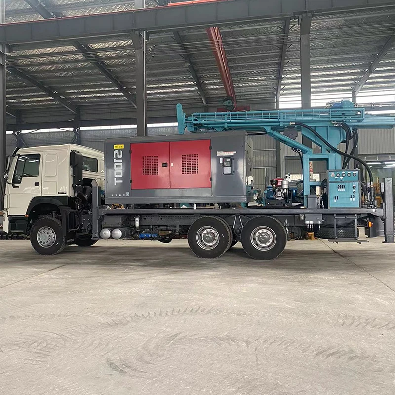 split type open air down the hole rock drill pneumatic crawler dth drill rig road construction dth drill rig