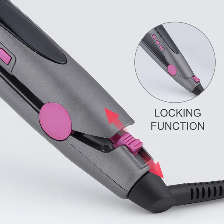 LCD Display Hair Straightener Curler in one Top Seller Hair Flat iron 1 inch Traveling Hair Straightening Iron