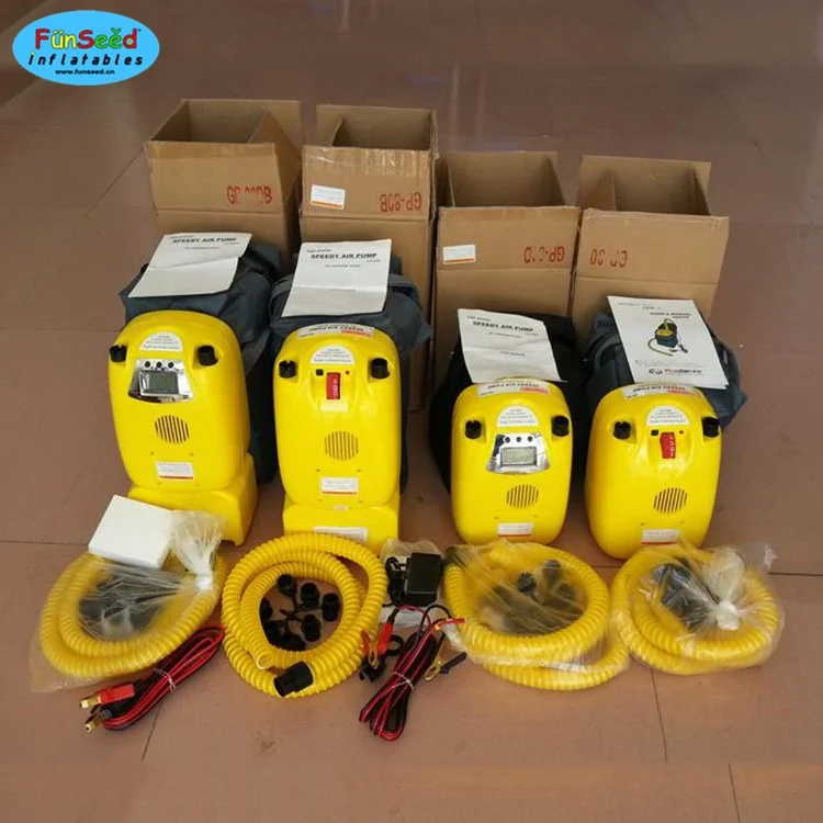 Double function high pressure and speedy 12V air pump with battery