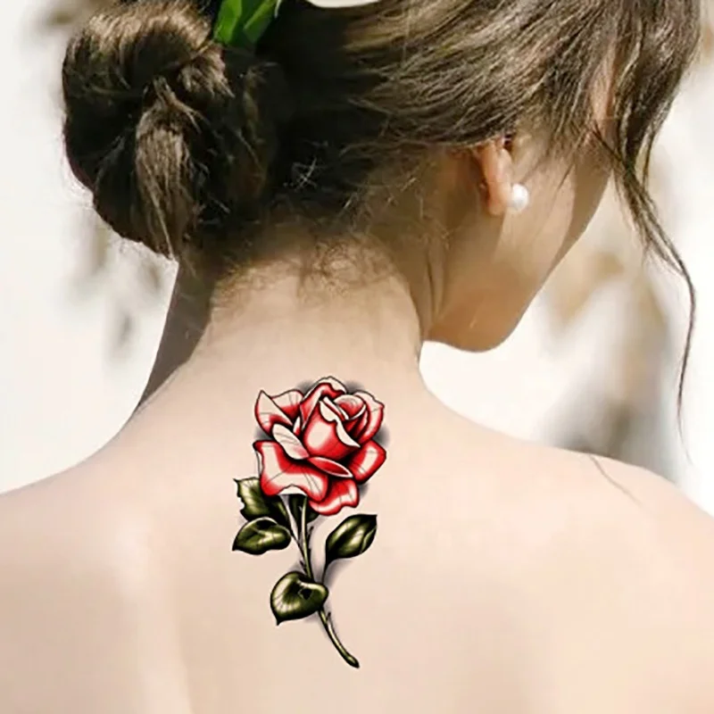 Temporary tattoo water transfer paper decal for laser printer and inkjet fake tattoo paper