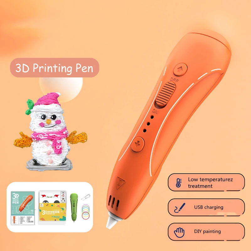 Zhengguang Drawing Toys 3D Pen Hot Sale Drawing Printer Low Temperature DIY Education Toys Drawing Printing 3D Pen For Kids