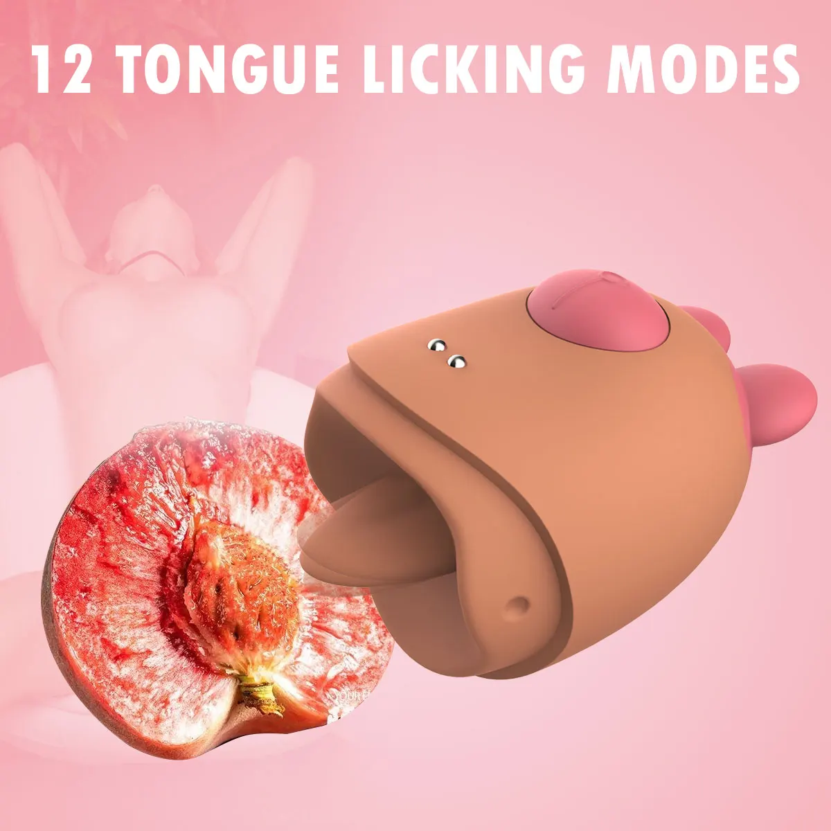 Mini Cute Bare Tongue Licking Vibrator Adult Sex Toy For Women Nipple Pussy Licking Vibrator Female Masturbator Toys