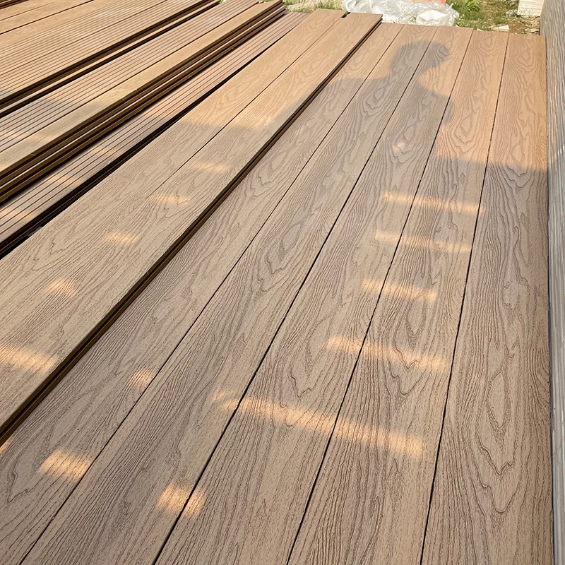 Hot Sale Waterproof WPC Siding Boards Wpc Decking Solid Decking Vinyl WPC Terrace Floor