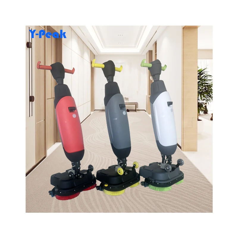 High Quality Commercial Floor Scrubber Mini Automatic Hand Push Cleaning Machine for Manufacturing Plants