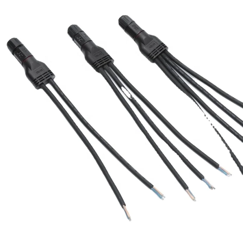 M19 Y Model Tow Four Outdoor Eight Claw Wire Connection Type Connector Nylon Y Model One out Two Wire