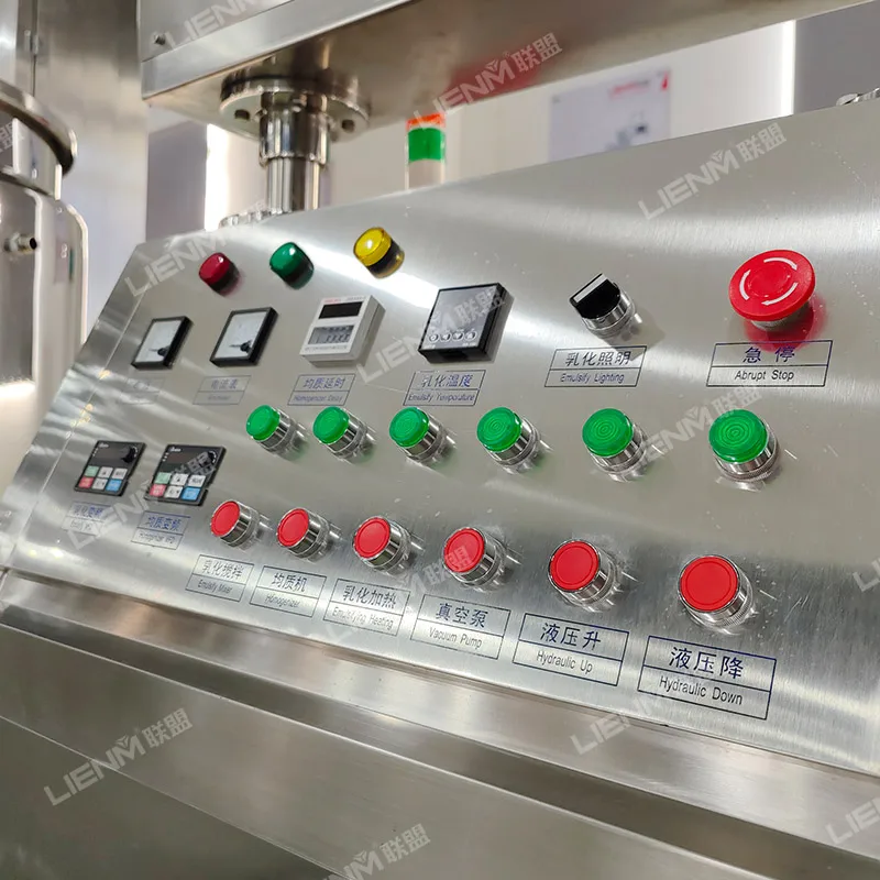 Vacuum homogenizer cream mixer emulsifying machine Cosmetics production equipment Paste hot wax mixing machine