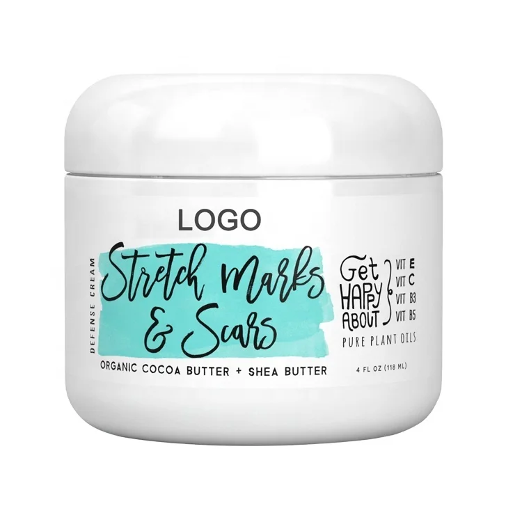 Private Label   Organic Natural Repairing Cream Anti VERGETURE  Stretch Marks Repair Scar Pregnancy Stretch Mark Removal Cream