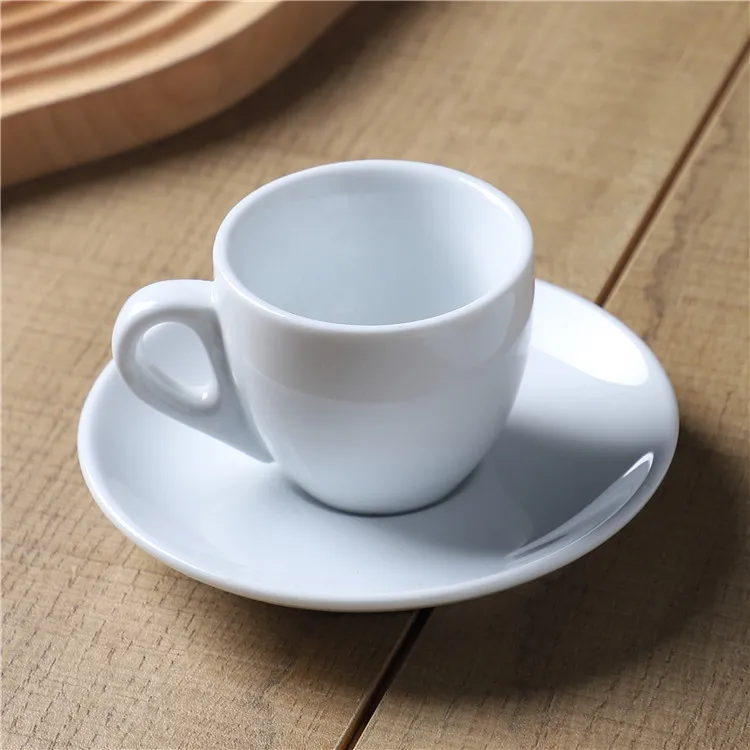 
Good quality wholesale low moq white ceramic tea cup and saucer set for afternoon tea 