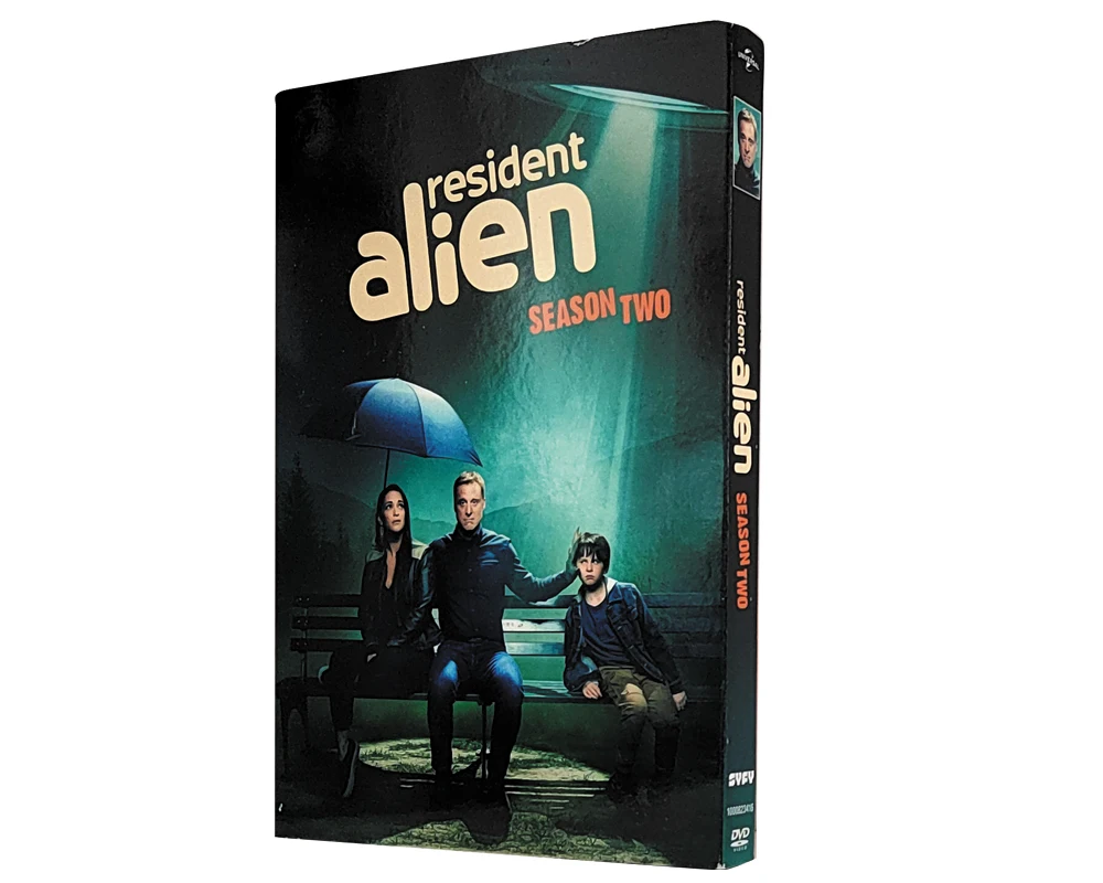 Resident Alien Season 2 Latest DVD Movies 4 Discs Factory Wholesale DVD Movies TV Series Cartoon CD Blue ray Free Shipping