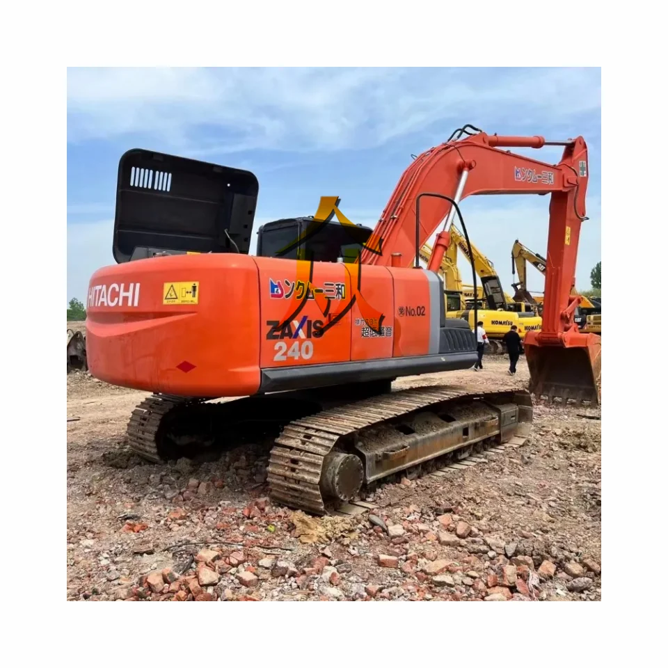 Подержанный Средний Экскаватор Hitachi ZX240-3 оригинальный на складе.