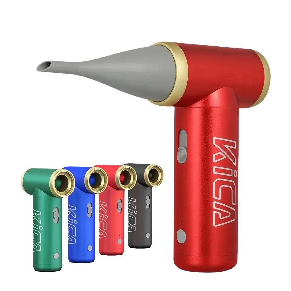 KICA Jet Fan 2 Compressed 100000RPM Air Duster Electric Air Dust Blower Portable Cordless Computer Keyboard Cleaner for PC Car