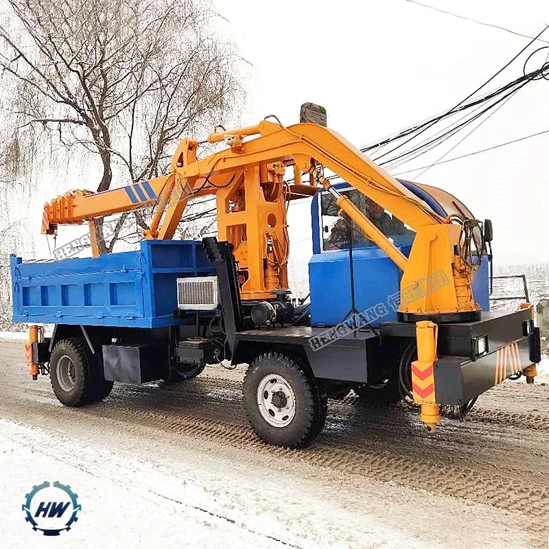 HENGWANG HW-SWD5T макс. 85hp кран установленный грузовик с ведром копания