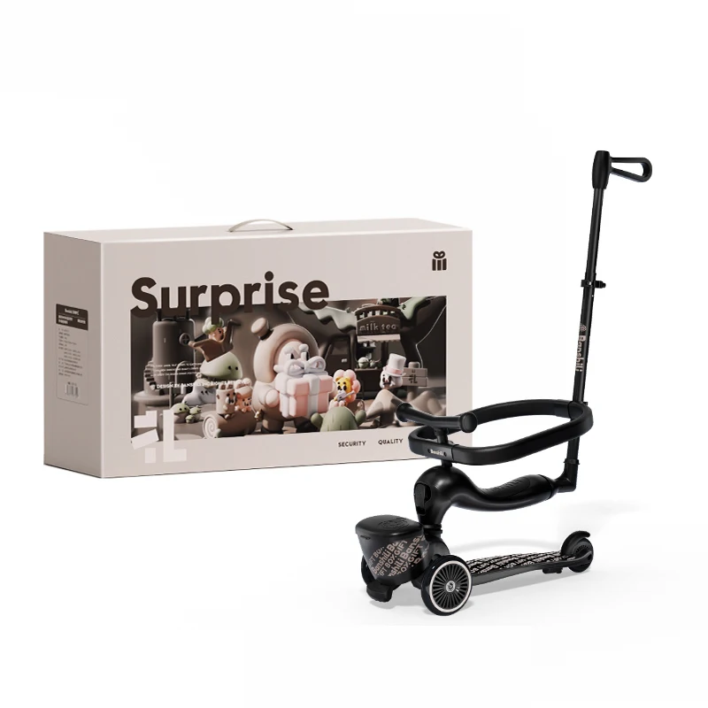 Good Price 4 in 1  Kids Toys Kick Scooter Electric Trade Wholesale Kick Foot Scooters Multifunctional Baby Scooter